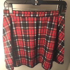 Plaid Mini Skirt